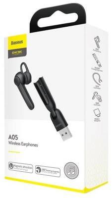 Bluetooth-гарнитура Baseus Encok A05 (NGA05-01) черная Bluetooth-гарнитура Baseus Encok A05 (NGA05-01) черная