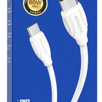 Usb Кабель-зарядка Type-C на Type-C Borofone BX19 Benefit 3A 60W 1м силиконовый белый