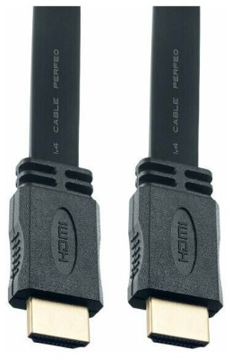 Кабель HDMI - HDMI v1.4 Perfeo (H1302) 2м плоский Кабель HDMI - HDMI v1.4 Perfeo (H1302) 2м плоский