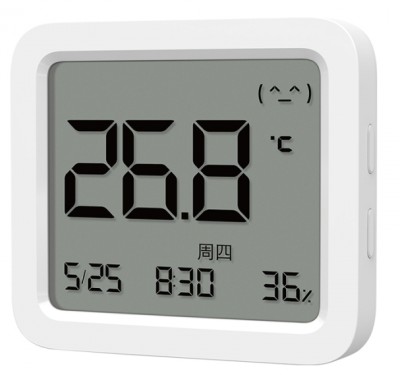 Метеостанция Xiaomi Mijia Intelligent Thermometer 3 MJWSD05MMC белый Метеостанция Xiaomi Mijia Intelligent Thermometer 3 MJWSD05MMC белый