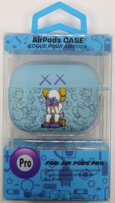 Силиконовый светящийся в темноте чехол для AirPods Pro Luxo Kaws рисунок №38 Силиконовый светящийся в темноте чехол для AirPods Pro Luxo Kaws рисунок №38