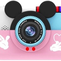 Детский фотоаппарат X18 2 камеры розовый