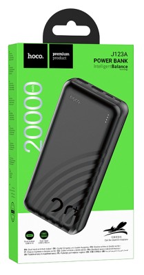 Powerbank Hoco J123A Element 20000mAh 2USB/1C/Micro черный Powerbank Hoco J123A Element 20000mAh 2USB/1C/Micro черный
Емкость: 20000 мАч, 74 Втч.
Номинальная емкость: 11800 мАч.
Type-C/Micro: 5V/2A
USB-A 1/2: 5V /2A; Общая мощность: 5V/2A
Материал: огнестойкая оболочка PC + ABS + литий-полимерный сердечник
Размер: 140 * 70 * 25 мм Вес: 425 г