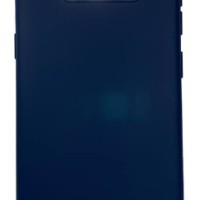 Накладка для Samsung Galaxy S8 Silicone cover без логотипа синяя