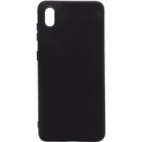 Накладка для Samsung Galaxy A10 Silicone cover без логотипа черная