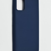 Накладка для Samsung Galaxy A71 Silicone cover темно-синяя