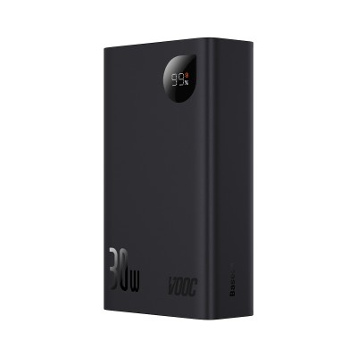 Повербанк с быстрой зарядкой Baseus Adaman2, 20000mAh/2USB/1USB-C/30W, черный SuperVOC Powerbank Baseus Adaman2 20000mAh 2USB/1USB-C 30W (PPAD050101) черный