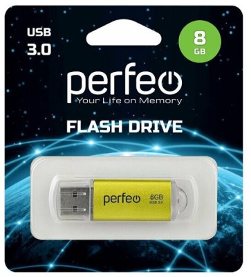 3.0 USB флеш накопитель Perfeo 8GB C14 золотистый 3.0 USB флеш накопитель Perfeo 8GB C14 золотистый