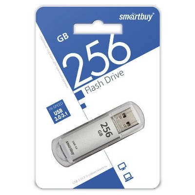 3.0 USB флеш накопитель Smartbuy 256 GB V-Cut Silver (SB256GBVC-S3) 3.0 USB флеш накопитель Smartbuy 256 GB V-Cut Silver (SB256GBVC-S3)
