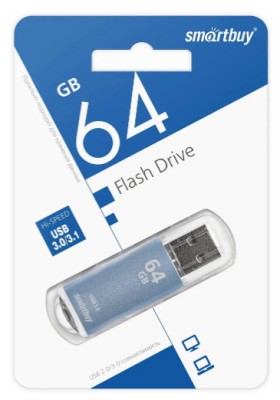 3.0 USB флеш накопитель Smartbuy 64GB V-Cut Blue (SB64GBVC-B3) 3.0 USB флеш накопитель Smartbuy 64GB V-Cut Blue (SB64GBVC-B3)