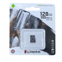 micro SDXC карта памяти Kingston 128GB Class10 UHS-I 100MB/s (SDCS2/128GBSP) без адаптера