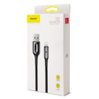 Usb Кабель-зарядка Lightning Baseus X-type Light Cable 1м (CALXD-B01) чёрный