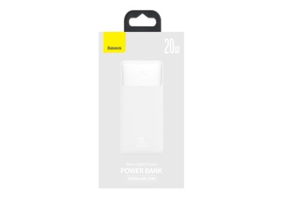 Powerbank Baseus Bipow Digital Display 20W 30000mAh (PPDML-N02) белый Powerbank Baseus Bipow Digital Display 20W 30000mAh (PPDML-N02) белый