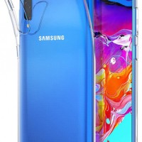 Чехол-накладка силикон 0.5мм Samsung Galaxy A70 прозрачный