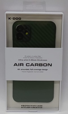Накладка для i-Phone 11 K-Doo Air Carbon пластик зеленая Накладка для i-Phone 11 K-Doo Air Carbon пластик зеленая