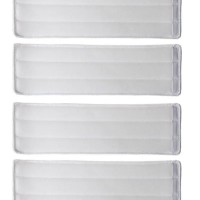 Тряпки сменные для швабры Xiaomi Blue Fish Mop LXY-02 (4 шт.) белые