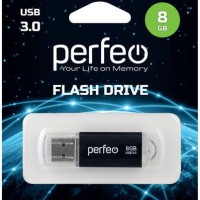3.0 USB флеш накопитель Perfeo 8GB C14 чёрный