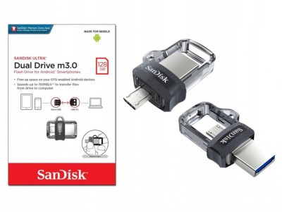 USB флеш накопитель SanDisk 128GB (SDDD3-128G-G46)  (USB+OTG Micro) USB флеш накопитель SanDisk 128GB (SDDD3-128G-G46)  (USB+OTG Micro)