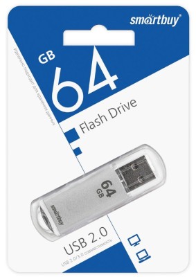 3.0 USB флеш накопитель Smartbuy 64GB V-Cut Silver (SB64GBVC-S3) 3.0 USB флеш накопитель Smartbuy 64GB V-Cut Silver (SB64GBVC-S3)