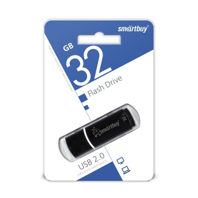 USB флеш накопитель Smartbuy 32GB Crown Black (SB32GBCRW-K) USB флеш накопитель Smartbuy 32GB Crown Black (SB32GBCRW-K)