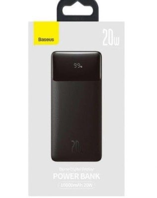 Powerbank Baseus Bipow Digital Display 10000mAh 2USB/USB-C 20W PD3.0/QC3.0 (PPDML-L01) черный Powerbank Baseus Bipow Digital Display 10000mAh 2USB/USB-C 20W PD3.0/QC3.0 (PPDML-L01) черный