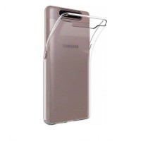 Чехол-накладка силикон 0.5мм Samsung Galaxy A80/A90 прозрачный