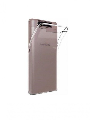 Чехол-накладка силикон 0.5мм Samsung Galaxy A80/A90 прозрачный Чехол-накладка силикон 0.5мм Samsung Galaxy A80/A90 прозрачный