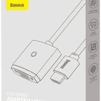 Переходник Baseus Lite series HDMI на VGA +3.5мм/MicroUSB WKQX010102 белый