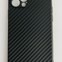 Накладка для i-Phone 12/12 Pro 6.1" силикон карбон