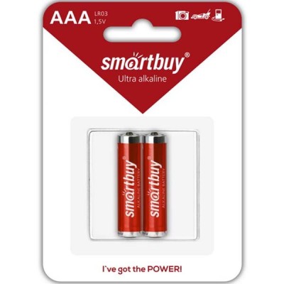 Батарейка алкалиновая Smartbuy LR03/2B (24/240)  SBBA-3A02B Батарейка алкалиновая Smartbuy LR03/2B (24/240)  SBBA-3A02B
