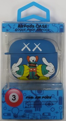 Силиконовый светящийся в темноте чехол для AirPods 3 Luxo Kaws рисунок №23 Силиконовый светящийся в темноте чехол для AirPods 3 Luxo Kaws рисунок №23