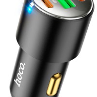 Автомобильное заряд. устр. Hoco NZ6 1USB/2C 18W/25W черное
