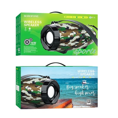 Bluetooth колонка Borofone BR14 Amplio sports TWS V5.0 хаки Bluetooth колонка Borofone BR14 Amplio sports TWS V5.0 хаки