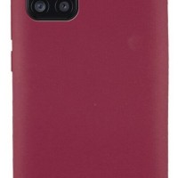 Накладка для Samsung Galaxy A31 Silicone cover без логотипа бордовая
