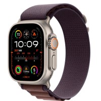Apple Watch Ultra 2 49мм Titanium Indigo Alpine Loop (M) MRFE3