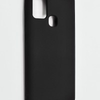 Накладка для Samsung Galaxy A21S Silicone cover черная
