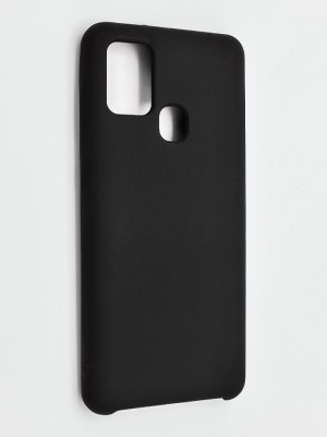 Накладка для Samsung Galaxy A21S Silicone cover черная Накладка для Samsung Galaxy A21S Silicone cover черная
