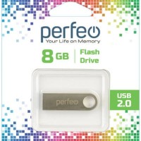 USB флеш накопитель Perfeo 8GB M07 металлическая