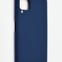 Накладка для Huawei P40 Lite/Nova 7i/Nova 6SE Silicone cover темно-синяя