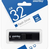 3.1 USB флеш накопитель SmartBuy 32GB Fashion (SB032GB3FSK) черный