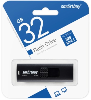 3.1 USB флеш накопитель SmartBuy 32GB Fashion (SB032GB3FSK) черный 3.1 USB флеш накопитель SmartBuy 32GB Fashion (SB032GB3FSK) черный