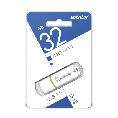 USB флеш накопитель Smartbuy 32GB Crown White (SB32GBCRW-W) USB флеш накопитель Smartbuy 32GB Crown White (SB32GBCRW-W)
