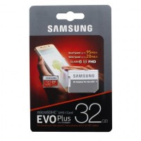 micro SDHC карта памяти Samsung Evo 32GB UHS-I U1 (R/W 95/20 MB/s) FHD с адаптером