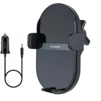 Держатель c беспроводной зарядкой в воздуховод Huawei CK030 50W черный