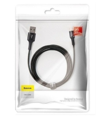 Usb Кабель-зарядка Lightning Baseus Halo 2.4A 1м (CALGH-B01) чёрный Usb Кабель-зарядка Lightning Baseus Halo 2.4A 1м (CALGH-B01) чёрный
