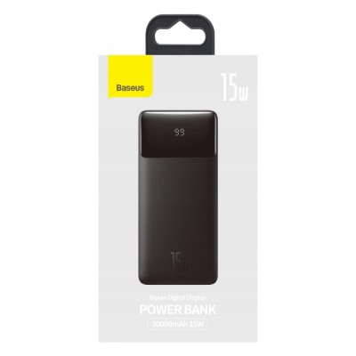 Powerbank Baseus Bipow Digital Display 10000mAh 2USB/USB-C 15W PD3.0/QC3.0 (PPDML-I01) черный Powerbank Baseus Bipow Digital Display 10000mAh 2USB/USB-C 15W PD3.0/QC3.0 (PPDML-I01) черный