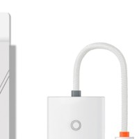 USB хаб Baseus Lite Series 4USB/1USB-C (WKQX030002) белый
