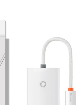 USB хаб Baseus Lite Series 4USB/1USB-C (WKQX030002) белый USB хаб Baseus Lite Series 4USB/1USB-C (WKQX030002) белый