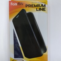 Чехол-книжка для i-Phone 13 Faison CA11 кожаная боковая синяя