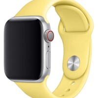 Сменный браслет силиконовая для Apple Watch 38mm желтый
